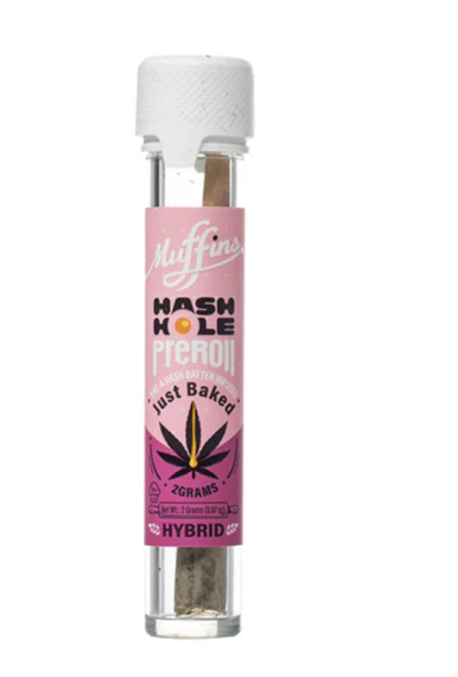 Muffins Hash Hole THCA 2g Pre Rolls | Just Baked (Hybrid)